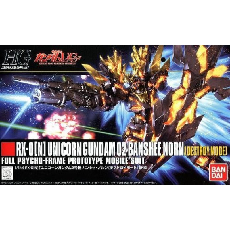 BANDAI 189503 1/144 #175 Banshee Norm Destroy Mode