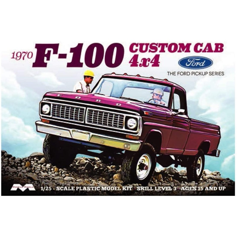MOEBIUS 1230 1/25 1970 Ford F-100 Custom Cab 4x4