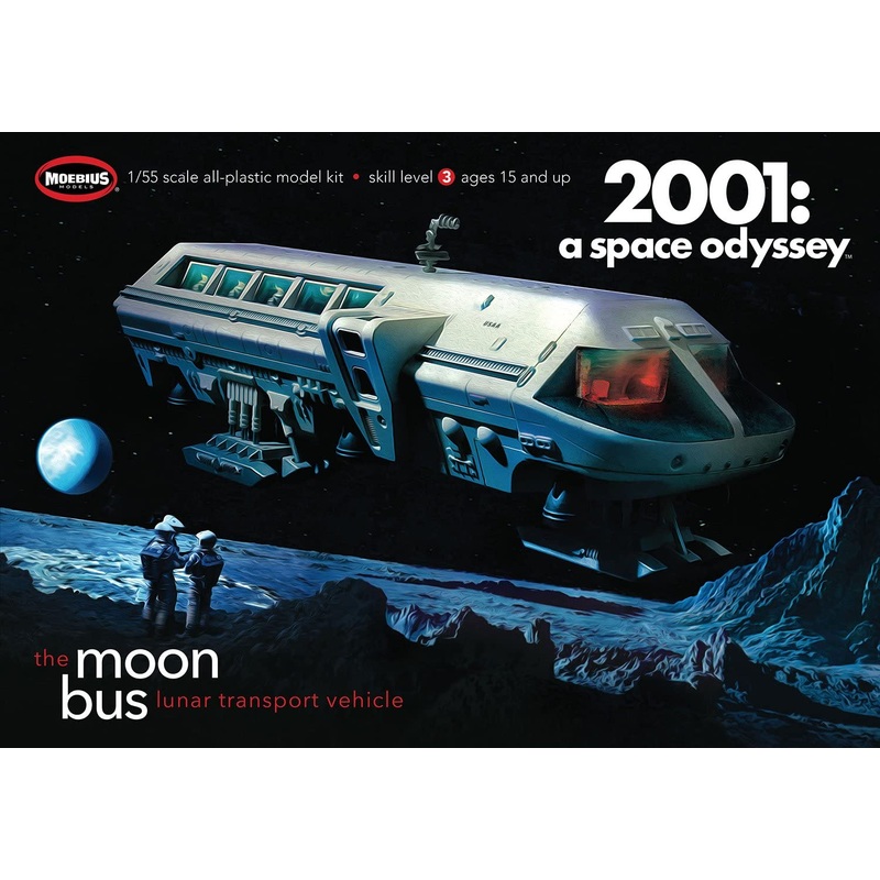 MOEBIUS 2001-1 1/55 2001 Moon Bus Model