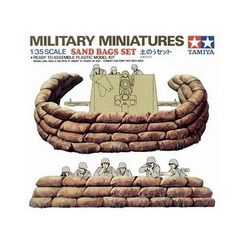 TAMIYA 35025 1/35 Sand Bag Model Set