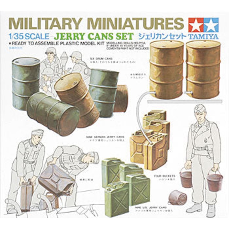 TAMIYA 35026 1/35 Jerry Can Set