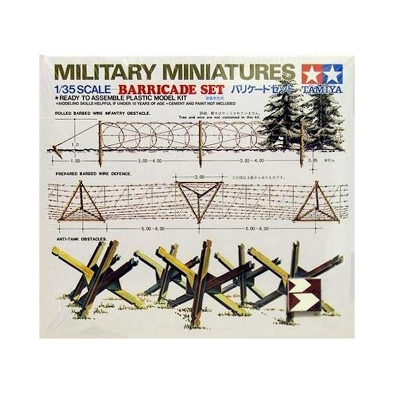 TAMIYA 35027 1/35 Barricade Model Set
