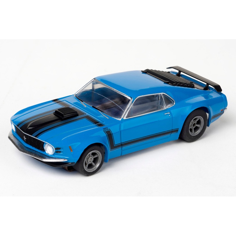 AFX 22026 Ford Mustang Boss 302 Blue MegeG+ Mega G+ Ho slot car