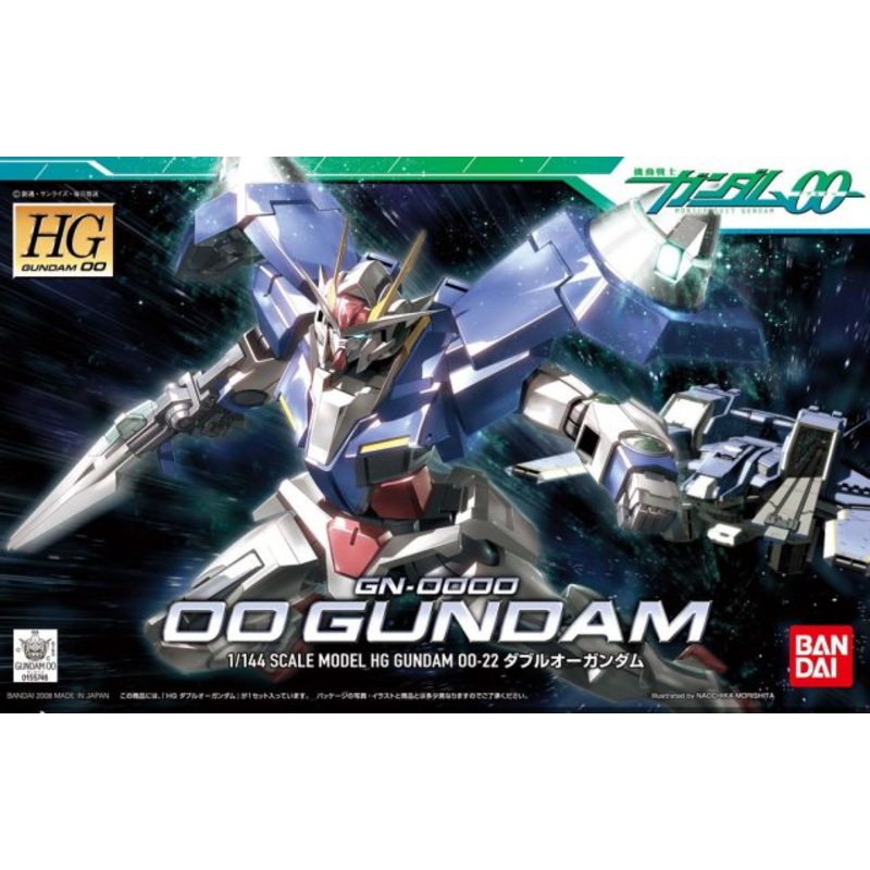 BANDAI 5059234 GN-0000 HG OO Gundam 1/144