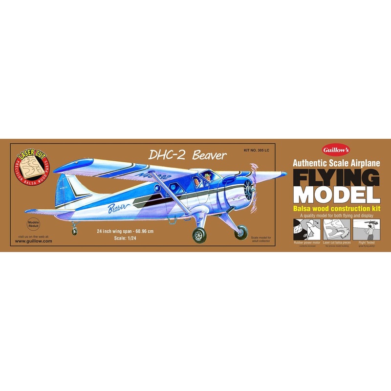 GUILLOWS 305LC DHC-2 Beaver Laser Cut Kit 24"