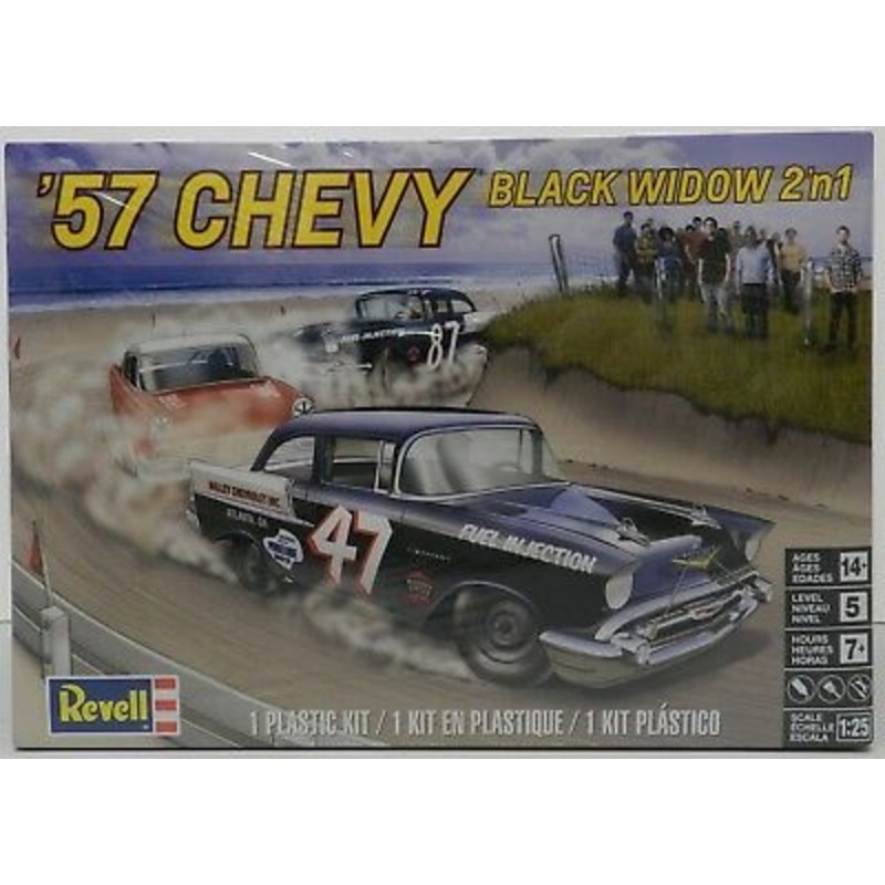 REVELL 85-4441 1/25 '57 Chevy Black Widow 2n1 1957