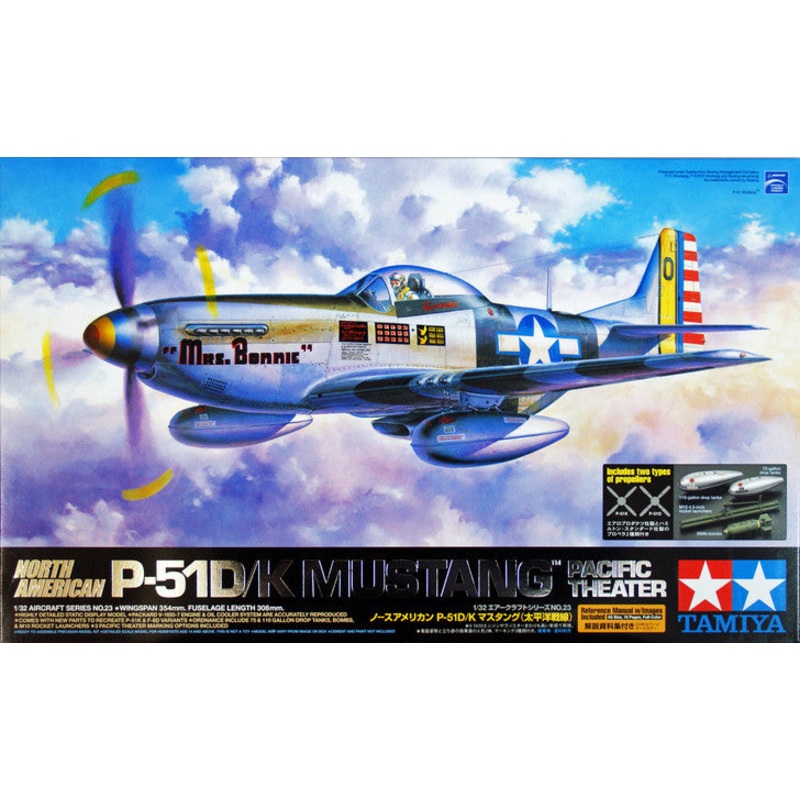 TAMIYA 60323 1/32 North American P-51D/K Mustang