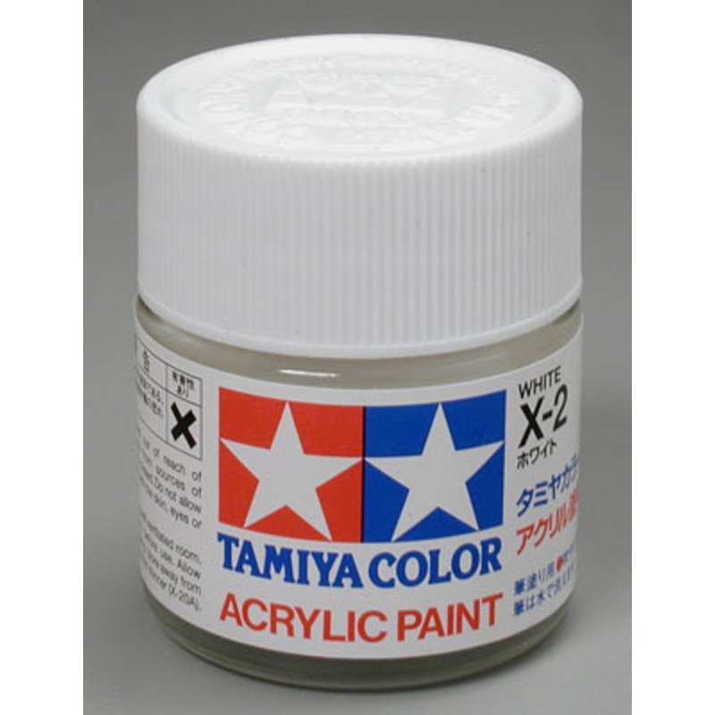 TAMIYA 81002 X-2 Acrylic White 3/4 oz