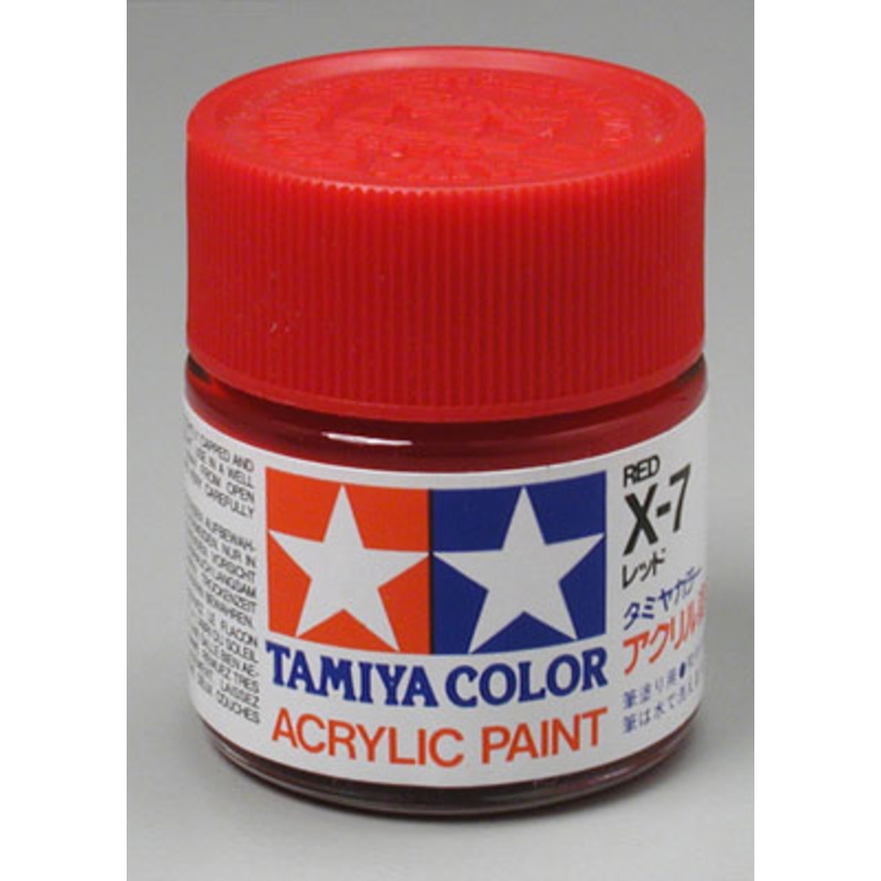 TAMIYA 81007 X-7 Acrylic Red X7