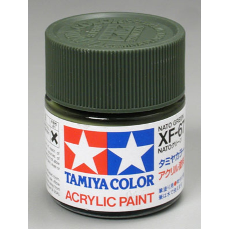 TAMIYA 81367 XF-67 Acrylic Nato Green 3/4 oz
