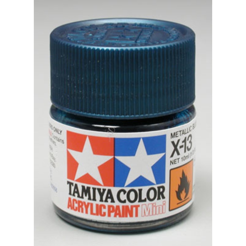 TAMIYA 81513 X-13 Acrylic Mini Metallic Blue 1/3 oz