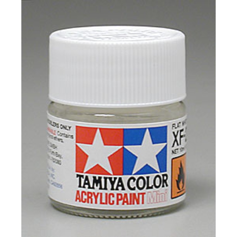 TAMIYA 81702 XF-2 Acrylic Mini Flat White 1/3 oz