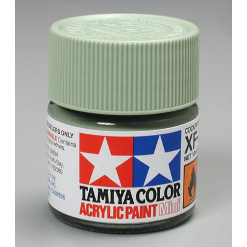 TAMIYA 81771 XF-71 Acrylic Mini Cockpit Green 1/3 oz