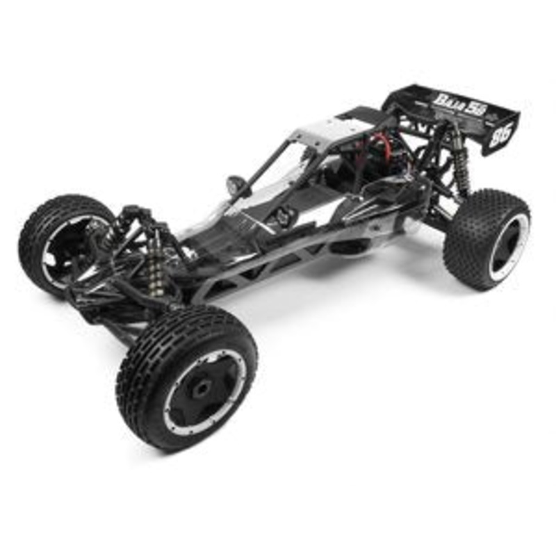 HPI 160324 1/5 Scale Baja 5B Flux 2WD Electric Desert Buggy SBK with Clear Body (No Electronics)
