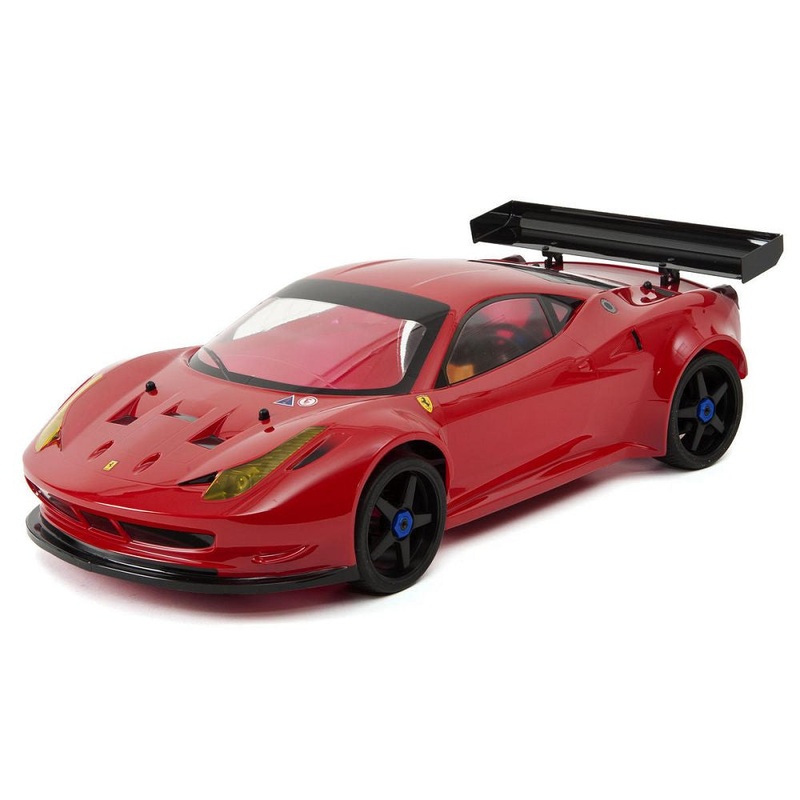 KYOSHO 30940B Inferno GT2 VE Race Spec Ferrari 458 Italia ReadySet 1/8 Electric On-Road Kit w/KT-201