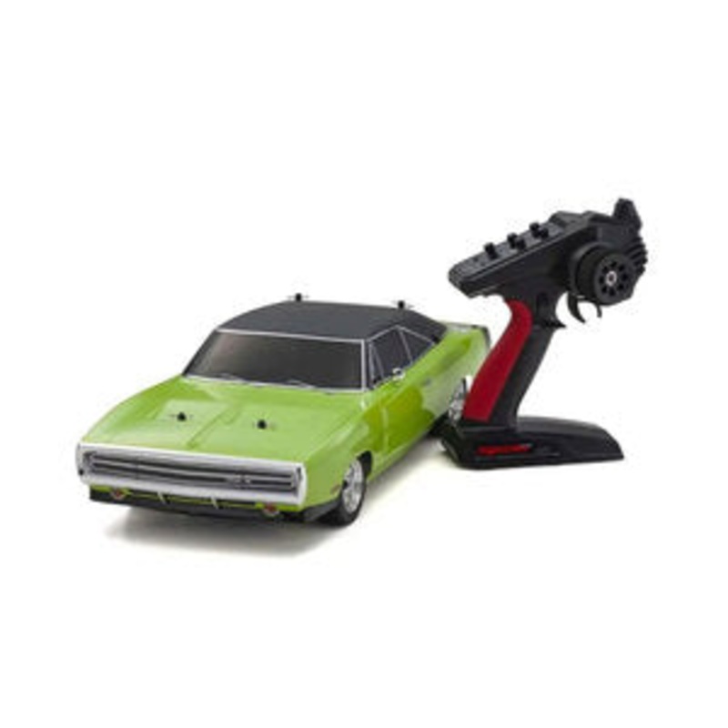 KYOSHO 34417T2 1/10 EP 4WD Fazer Mk2 FZ02L Readyset, 1970 Dodge Charger, Sublime Green