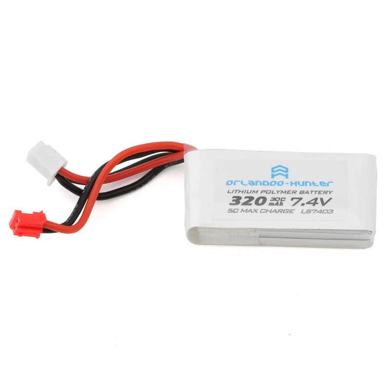 Orlandoo Hunter LS7403-B 2S Lipo Battery w/PH2.0 Connector (7.4V/320mAh)