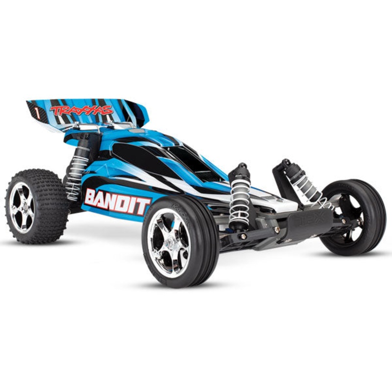 TRAXXAS 24054-1 Bandit: 1/10 Scale Off-Road Buggy. RTR with TQ 2.4 radio system and XL-5 ESC (fwd/rev). Includes: 7-Cell NiMH 3000mAh Traxxas battery