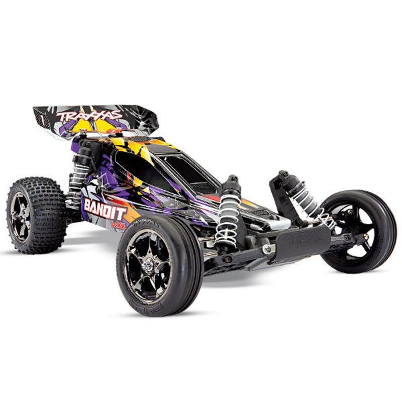 TRAXXAS 24076-4 Bandit VXL: 1/10 Scale Off-Road Buggy. RTR with TQi 2.4GHz Radio System, Velineon VXL-3s brushless ESC (fwd/rev), and TSM