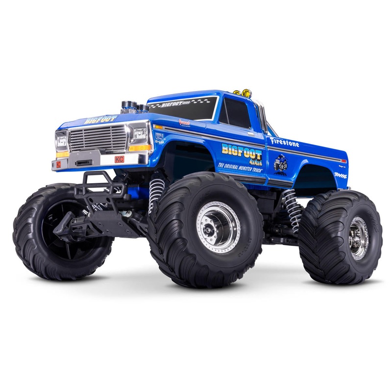 TRAXXAS 36334-4 Bigfoot No.1 Original BL-2S HD RTR 1/10 2WD Brushless Monster Truck w/BL-2S ESC & TQ 2.4GHz Radio