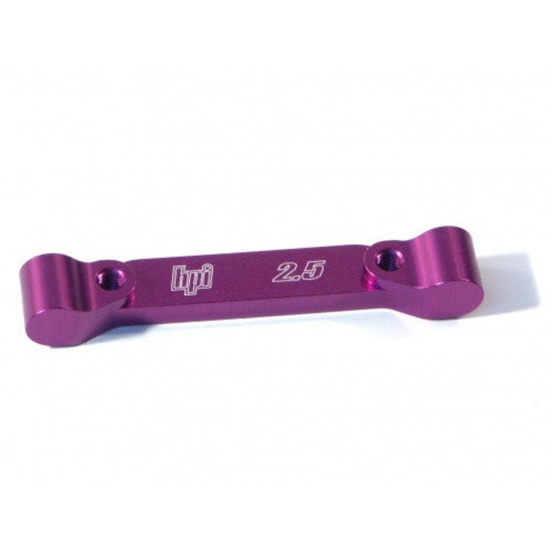 HPI 75161 Aluminum Pivot Block 2.5 Degrees Purple RS4 Pro 4