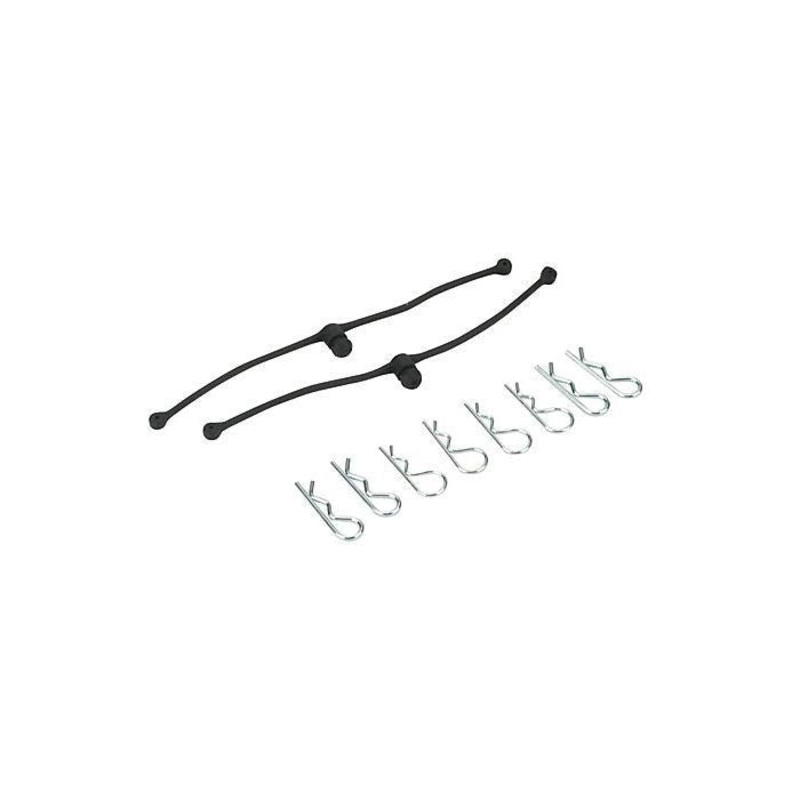 DUBRO 2245 Body Klip Retainers Black