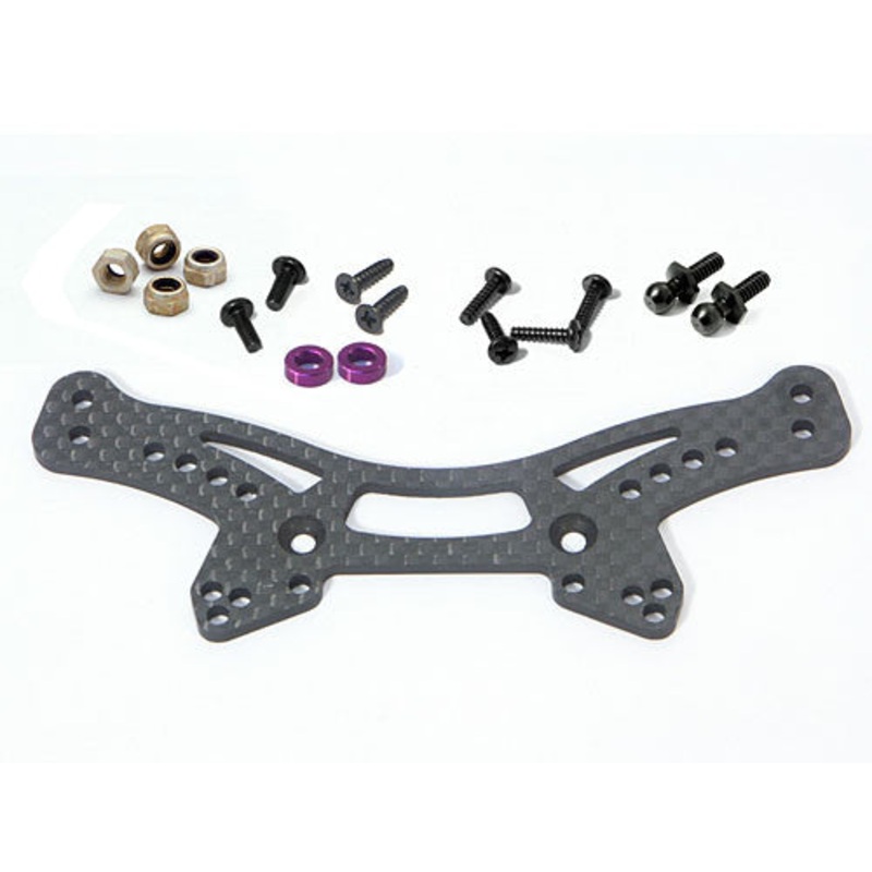 HPI 73107 Rear Shock Tower Woven Graphite *DISC*