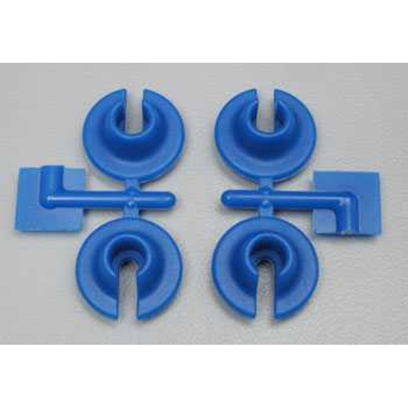 RPM 73155 Spring Cups Lower Blue Traxxas Slash/Stampede 4x4 (4)