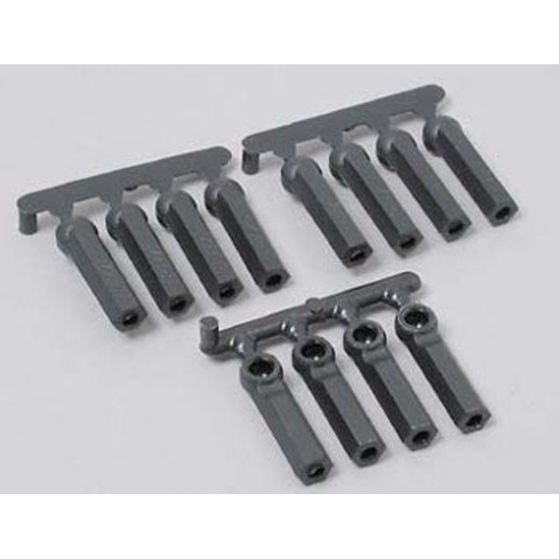 RPM 73392 Long Shank Rod Ends 4-40 Black