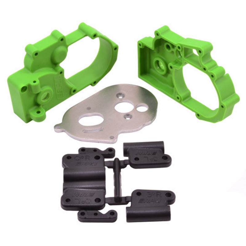 RPM 73614 Hybrid Gearbox Housing/Rear Mounts Green