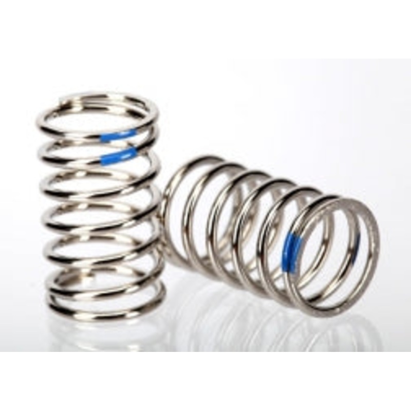 TRAXXAS 7245A Spring, shock nickel finish GTR 2.925 rate blue 1 pair