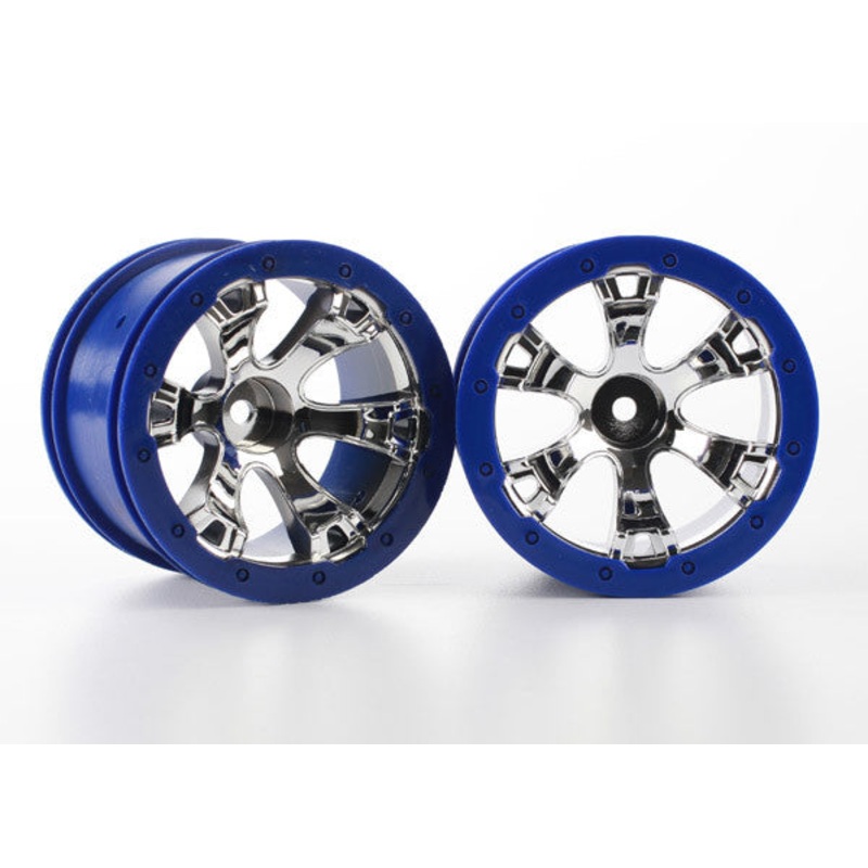 TRAXXAS 7273  Wheels Geode 2.2 Blue Beadlock 1/16 Summit
