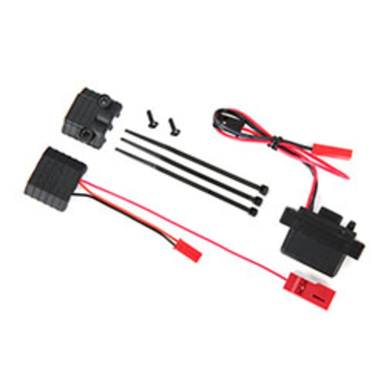 TRAXXAS 7286A LED lights, power supply regulated, 3V, 0.5-amp / power tap connector with cable / 2.6x8 BCS (2)