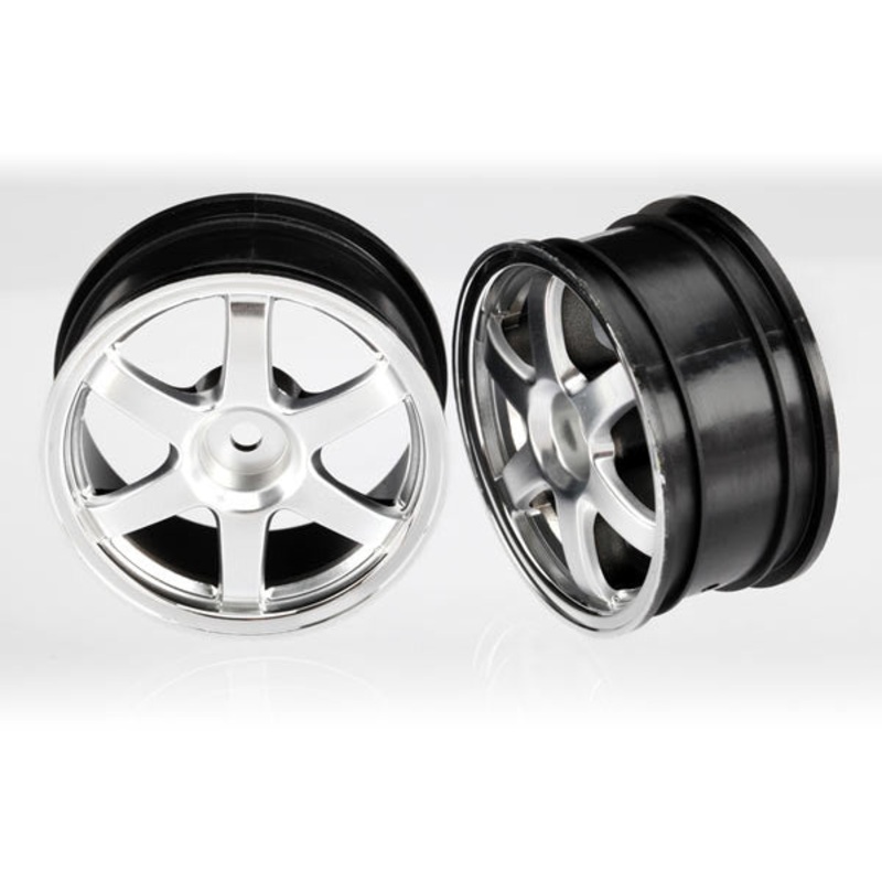 TRAXXAS 7374X Wheels Volk Racing TE37 Satin Chrome/Chrome (2)