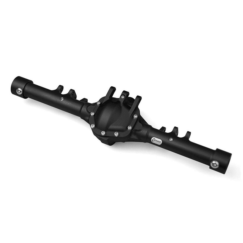 VANQUISH VPS06608 SCX10 II Rear Axle Assembly (Black)