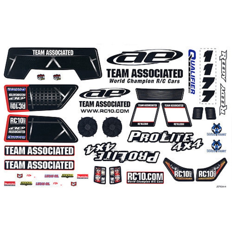 ASSOCIATED 7169 Prolite Decal Sheet