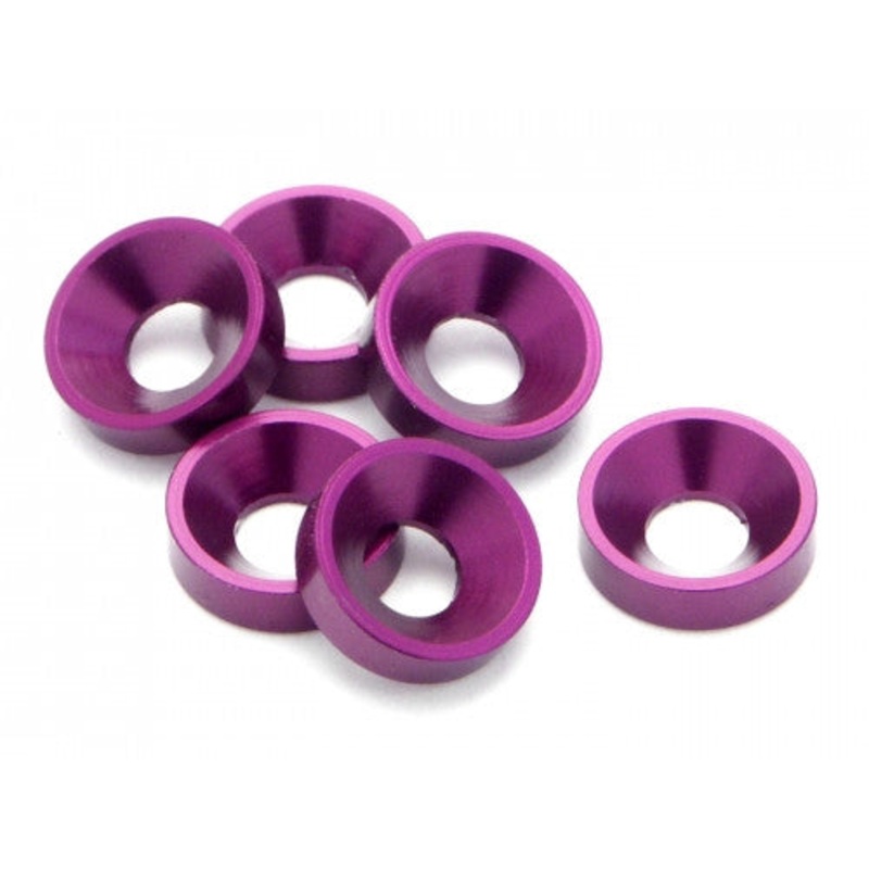 HPI 72063 Aluminum Cone Washers Purple