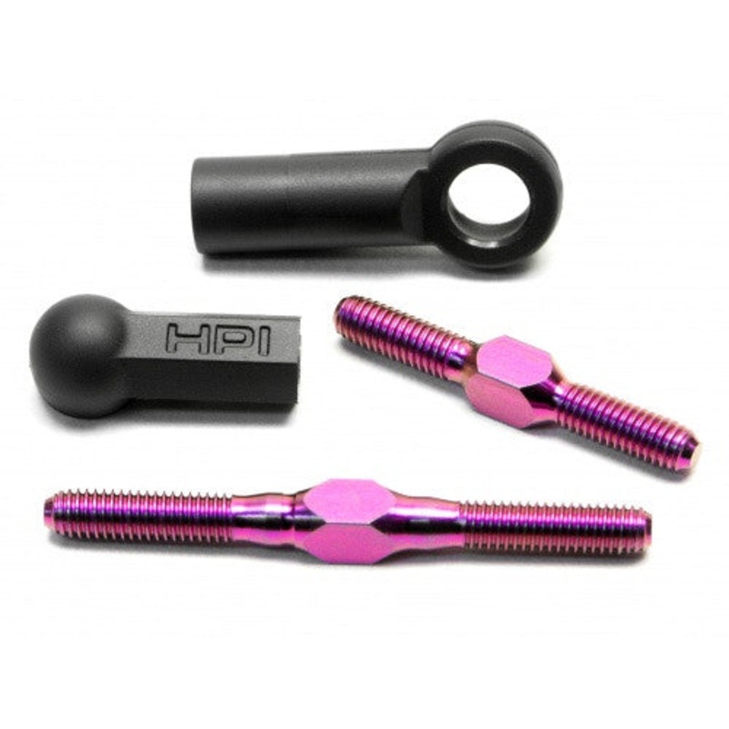 HPI 72223 Titanium Turnbuckle Set Nitro 3 *DISC*