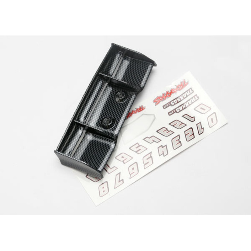 TRAXXAS 7122G Wing 1/16 Erevo Carbon Finish