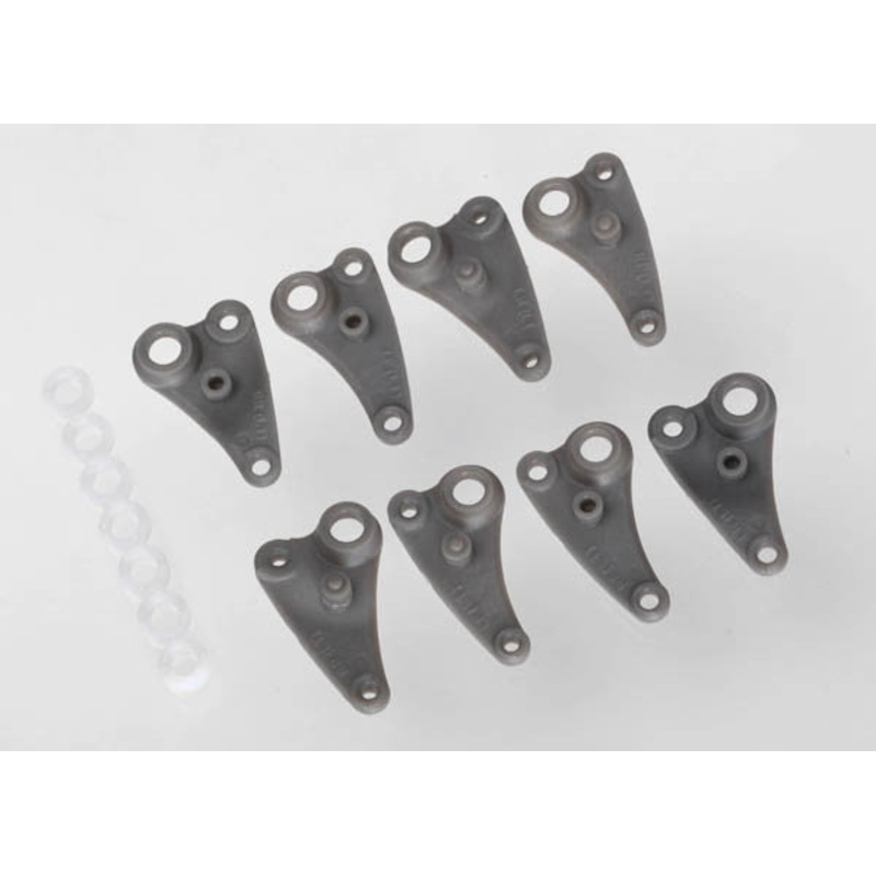 TRAXXAS 7156 Rocker arm set, long travel/ plastic bushings (8)