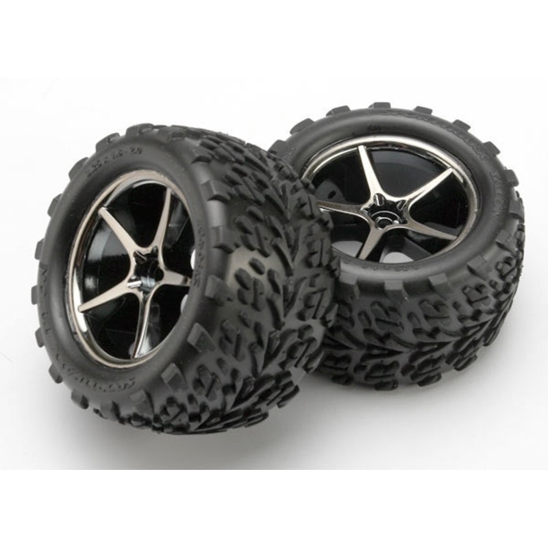 TRAXXAS 7174A Talon Tires/Gemini Wheels Assmbled VXL