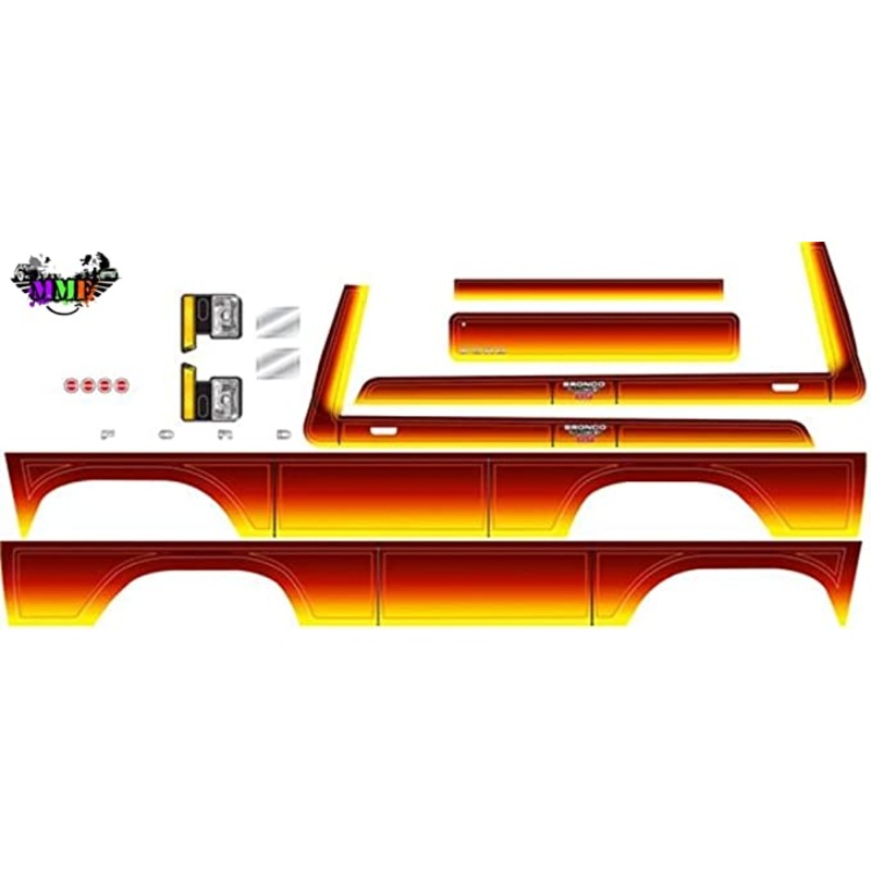 TRAXXAS 8078 Decal sheet, Bronco, sunset TRX-4 Ford Bronco