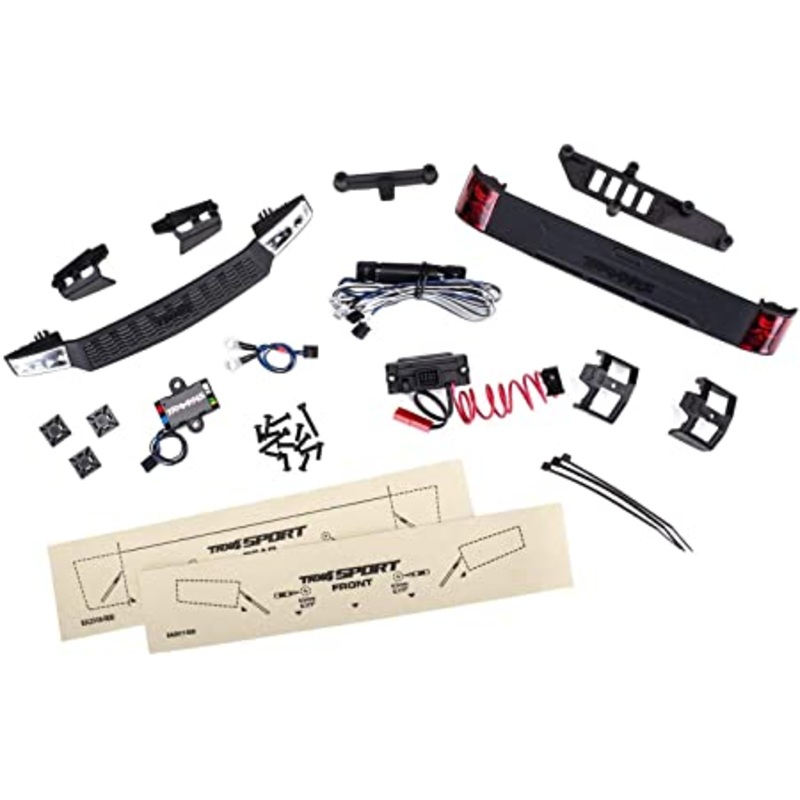 TRAXXAS 8085 LED light set, complete with power supply contains headlights, tail lights, & distribution block fits #8111 or #8112 body