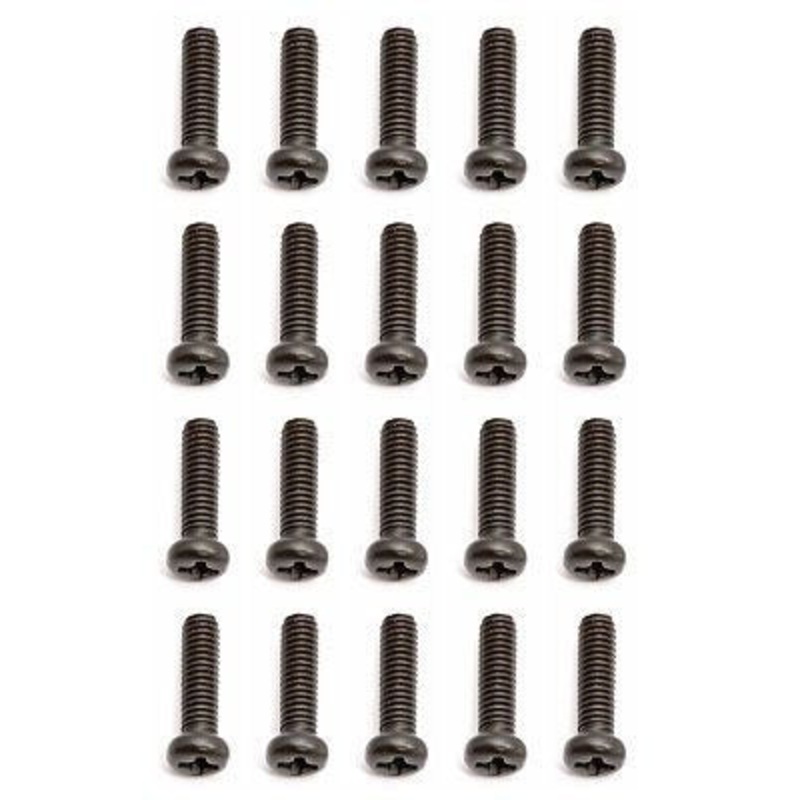 ASSOCIATED 21134 Button Head Phillips Screw M2.5x9 RC18T *DISC*