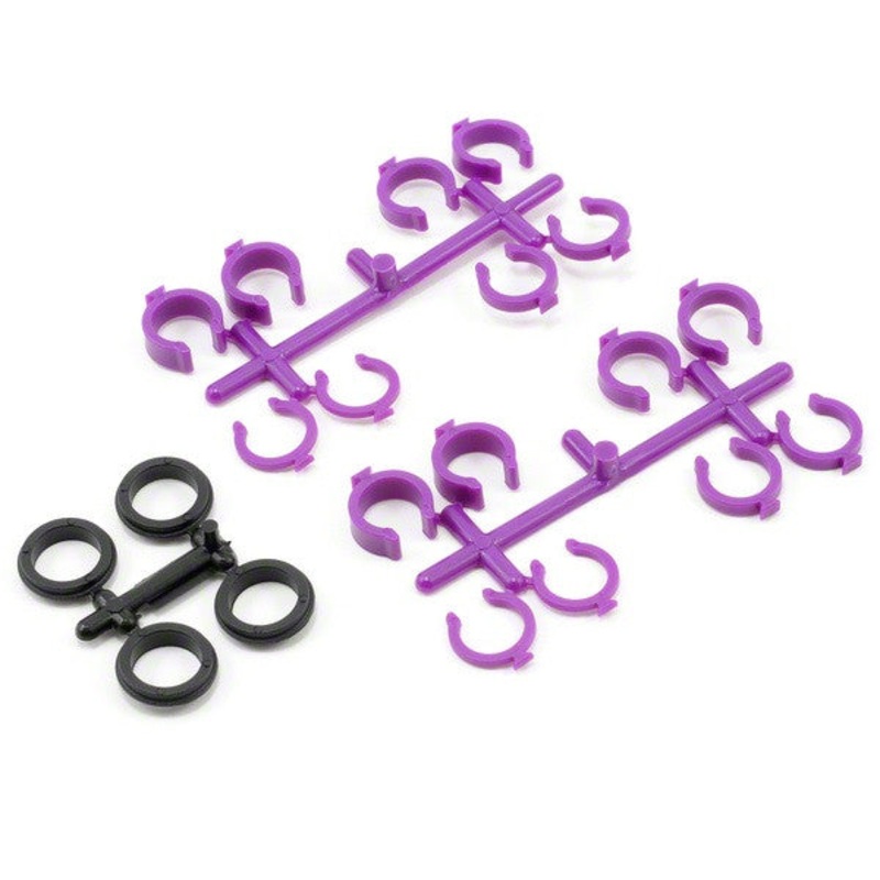RPM 70228 Quick Adjust Spring Clips fits Most Associated Shocks Purple  *DISC*
