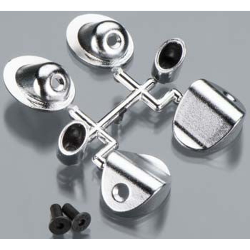 RPM 70293 Through-The-Body Mock Side Exhaust Tips Chrome