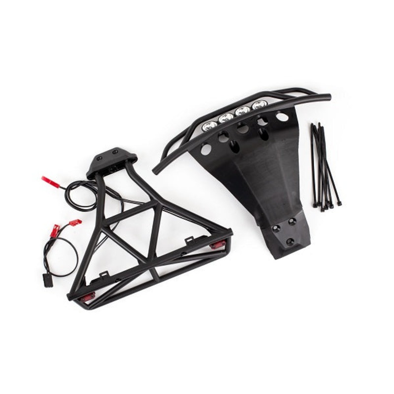 TRAXXAS 6894 LED light set, complete (includes front and rear bumpers with LED light bar, rear LED harness, & BEC Y-harness) (fits 4WD Slash)
