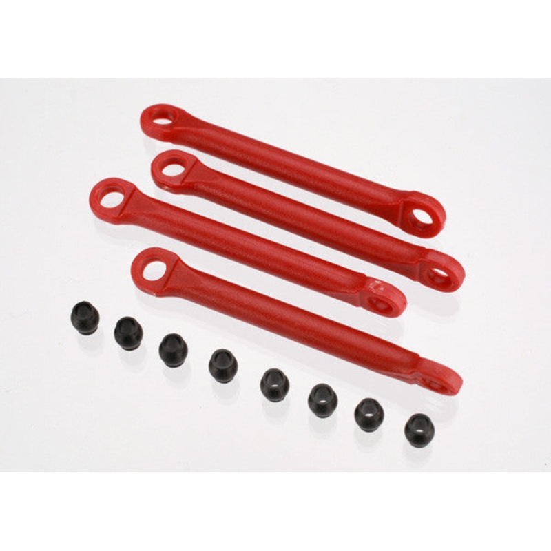 TRAXXAS 7018 Push Rods Red Molded composite
