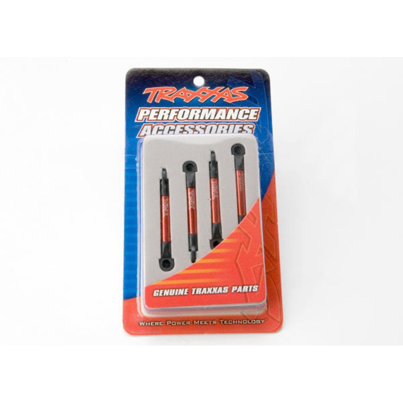 TRAXXAS 7018X Push Rods Aluminum Red