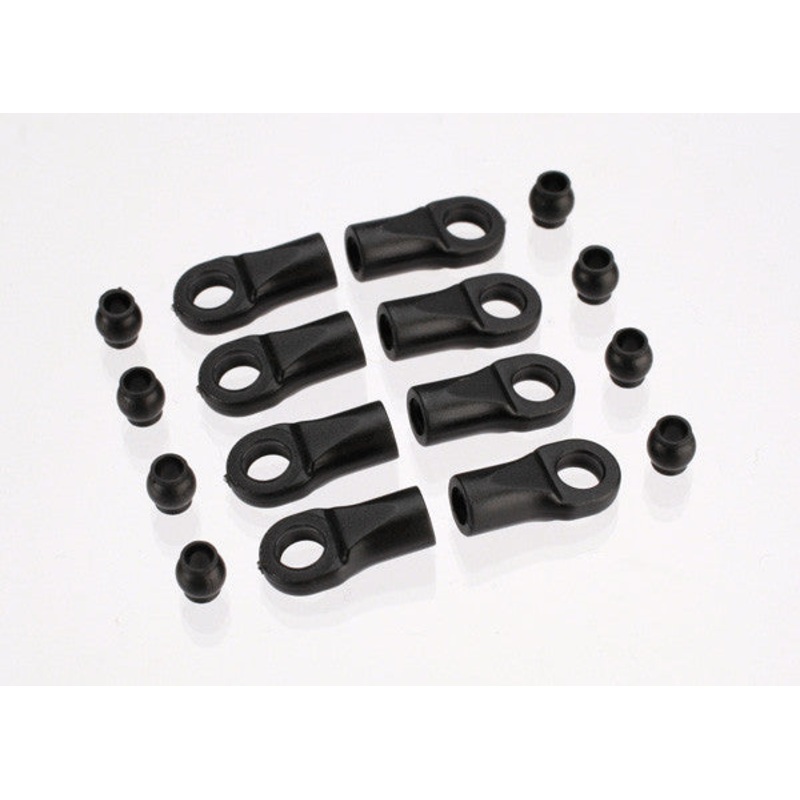 TRAXXAS 7059 Rod ends (8)/ hollow balls (8)